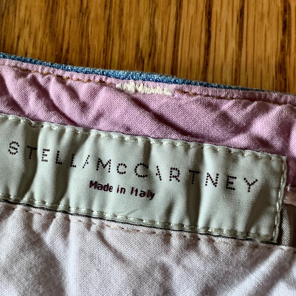 "Stella McCartney" wide leg, bell. bottom jeans, 30. Like New! - Picture 7 of 11